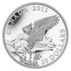 2013 Canada $20 Bald Eagle - Returning From the Hunt (No Tax)