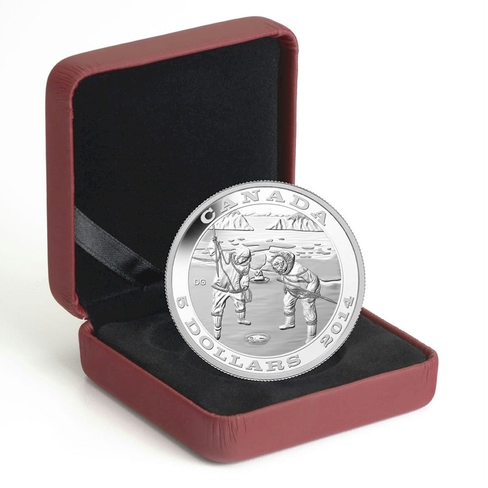 2014 Canada $5 Tradition of Hunting - The Seal Fine Silver (No Tax)