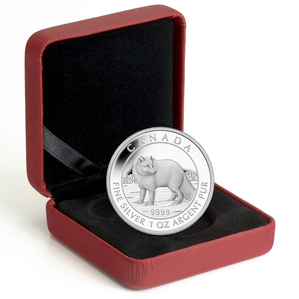 2014 Canada $5 Arctic Fox Fine Silver Coin (TAX Exempt)