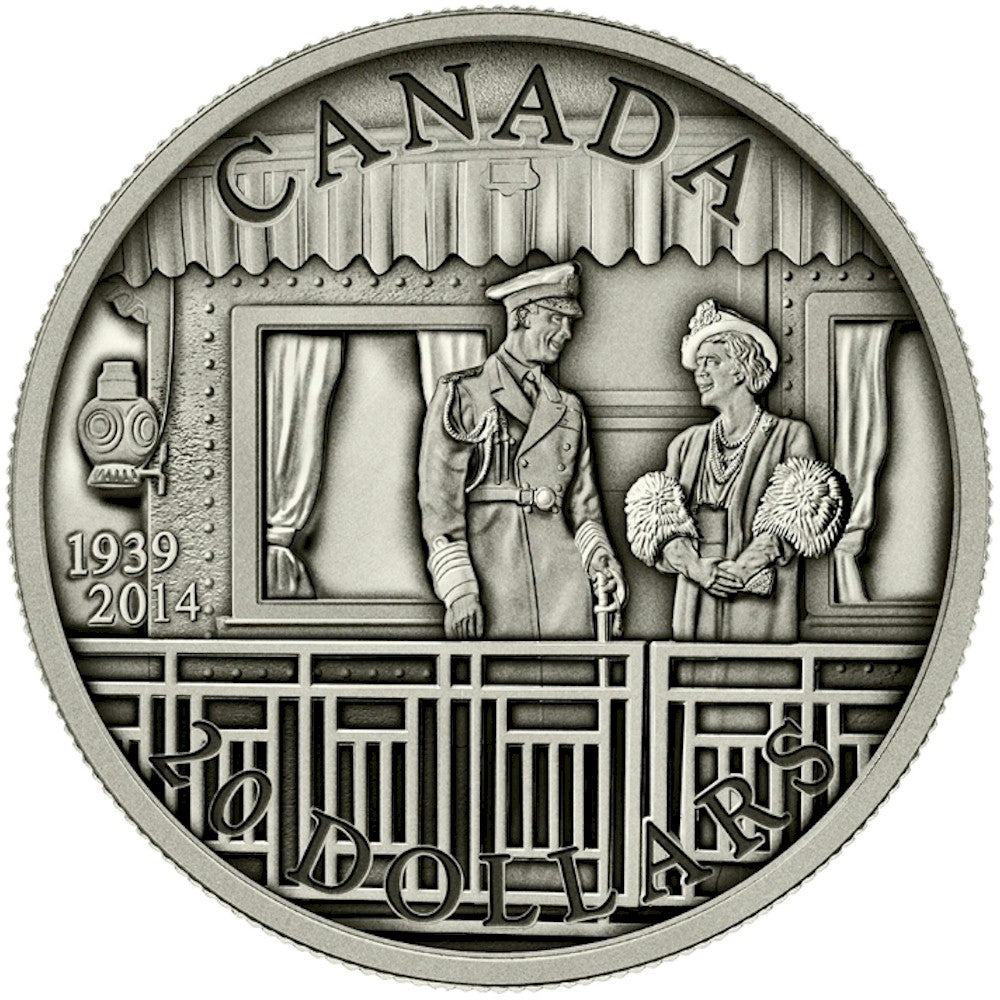 2014 Canada $20 75th Ann. First Royal Visit Antique (TAX Exempt)