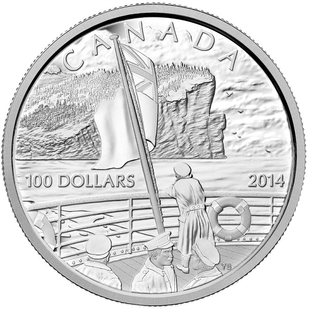 2014 Canada $100 100th Anniversary of the Declaration of WWI (No Tax)