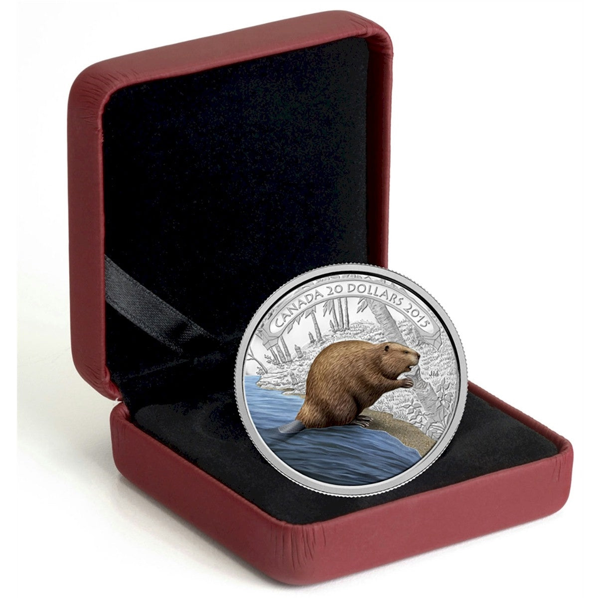 2015 Canada $20 Beaver at Work Fine Silver Coin (TAX Exempt) 130637
