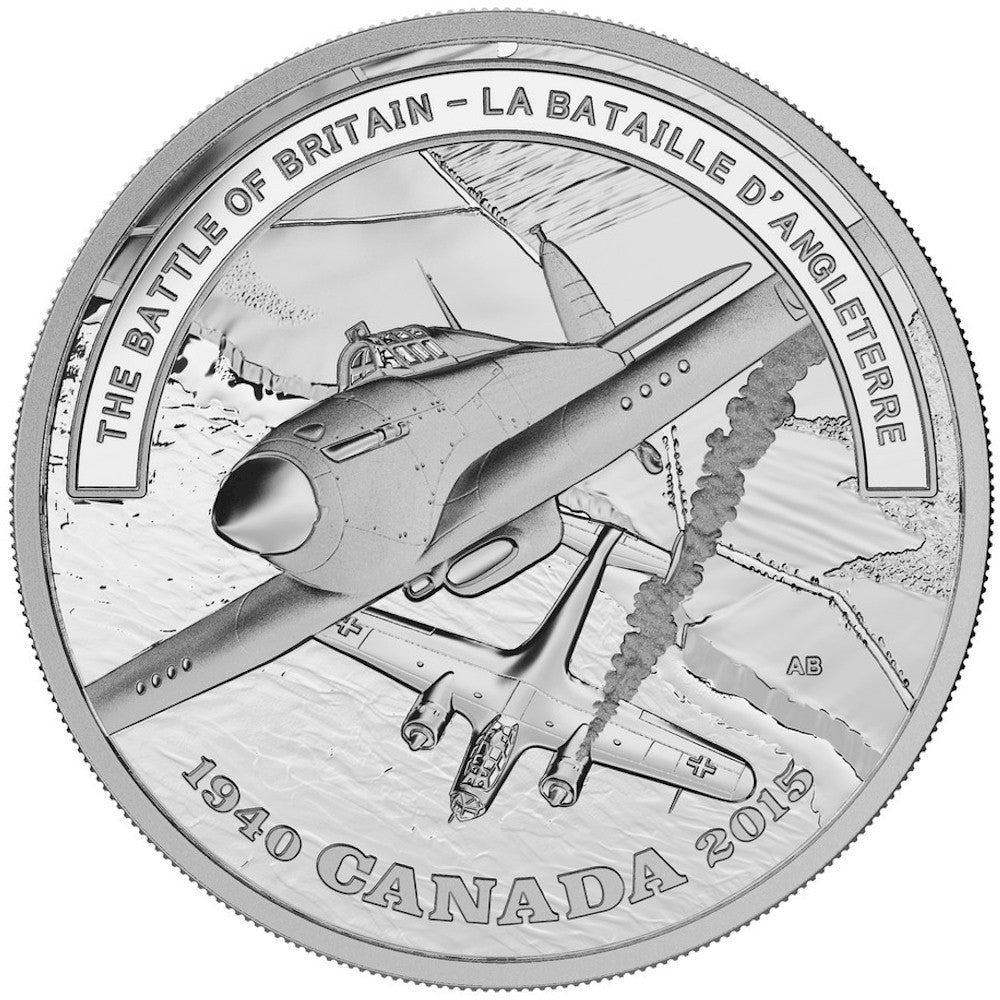 2015 Canada $20 WWII Battlefront - The Battle of Britain (TAX Exempt)