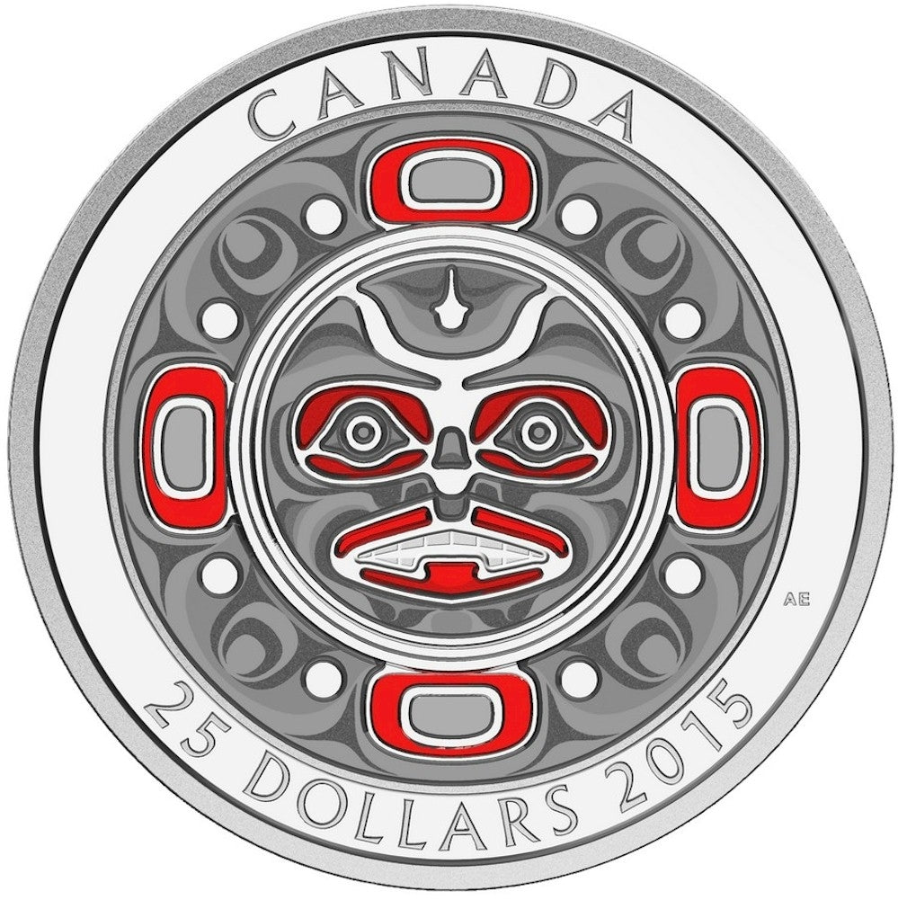 2015 Canada $25 Singing Moon Mask Fine Silver 3-coin Set (No Tax)
