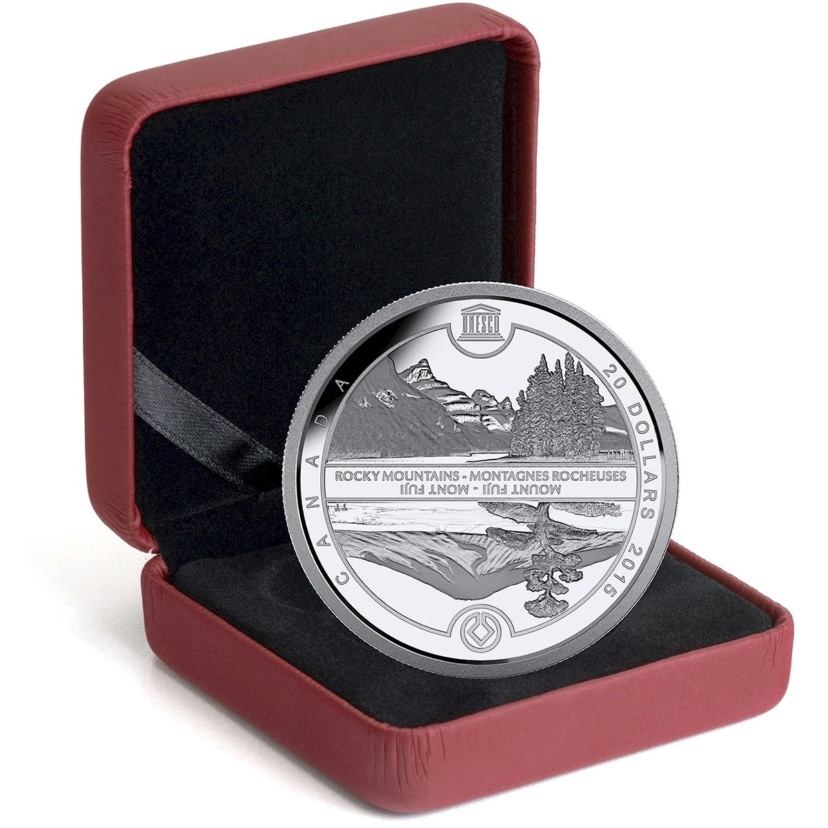2015 Canada $20 UNESCO: Mount Fuji & The Canadian Rockies (TAX Exempt)