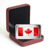 2015 $50 50th Anniversary Canadian Flag Silver Rectangular Coin (No Tax)