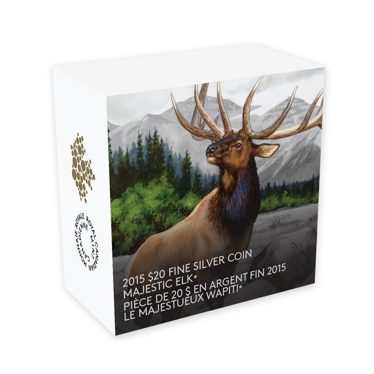 2015 Canada $20 Majestic Elk Fine Silver Coin (TAX Exempt)