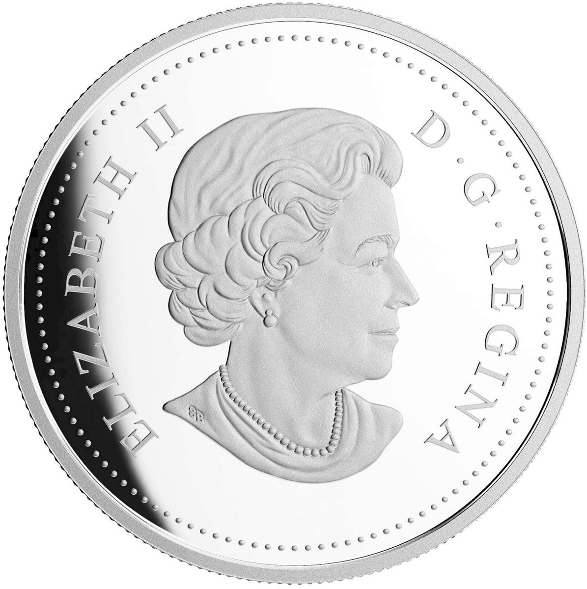 2015 $20 Canadian Icons: Polar Bear with Jade Fine Silver