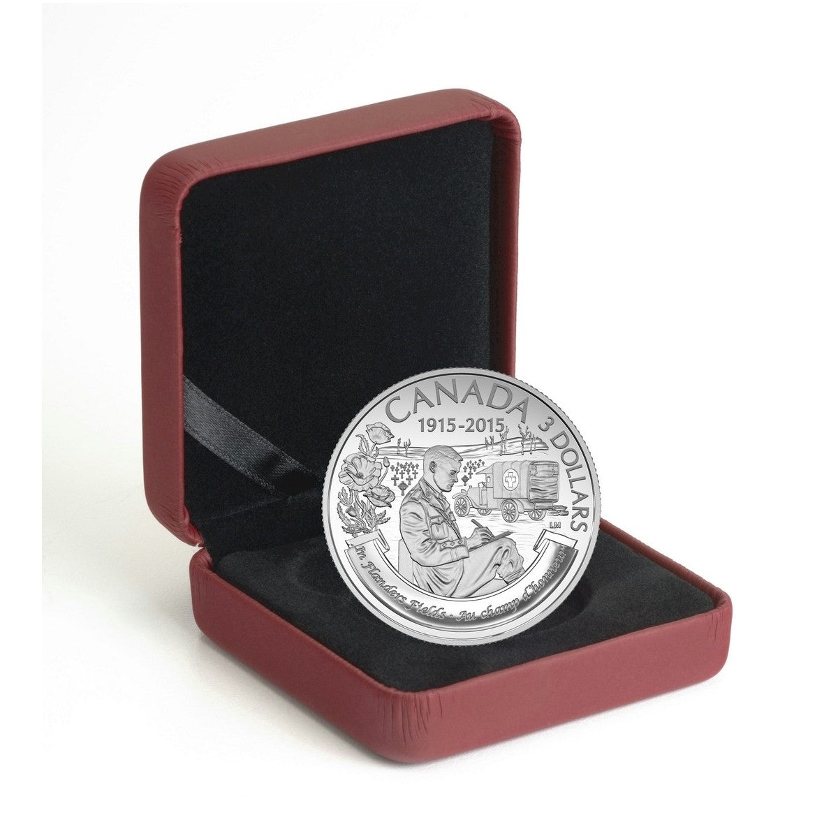 2015 Canada $3 100th Anniversary of In Flanders Fields Silver (No Tax)