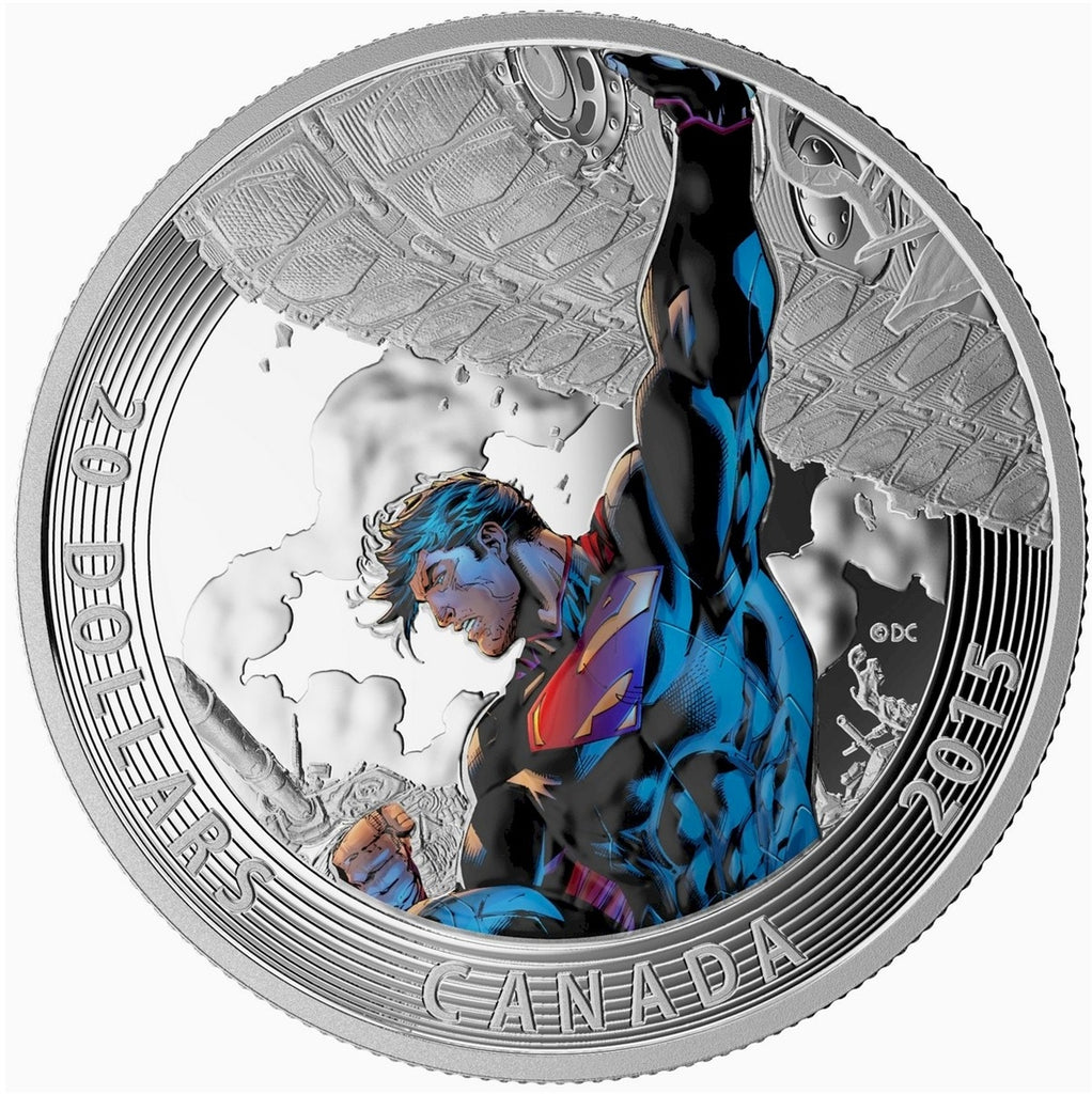 2015 Canada $20 Iconic Superman: Superman Unchained #2 (2013) No Tax
