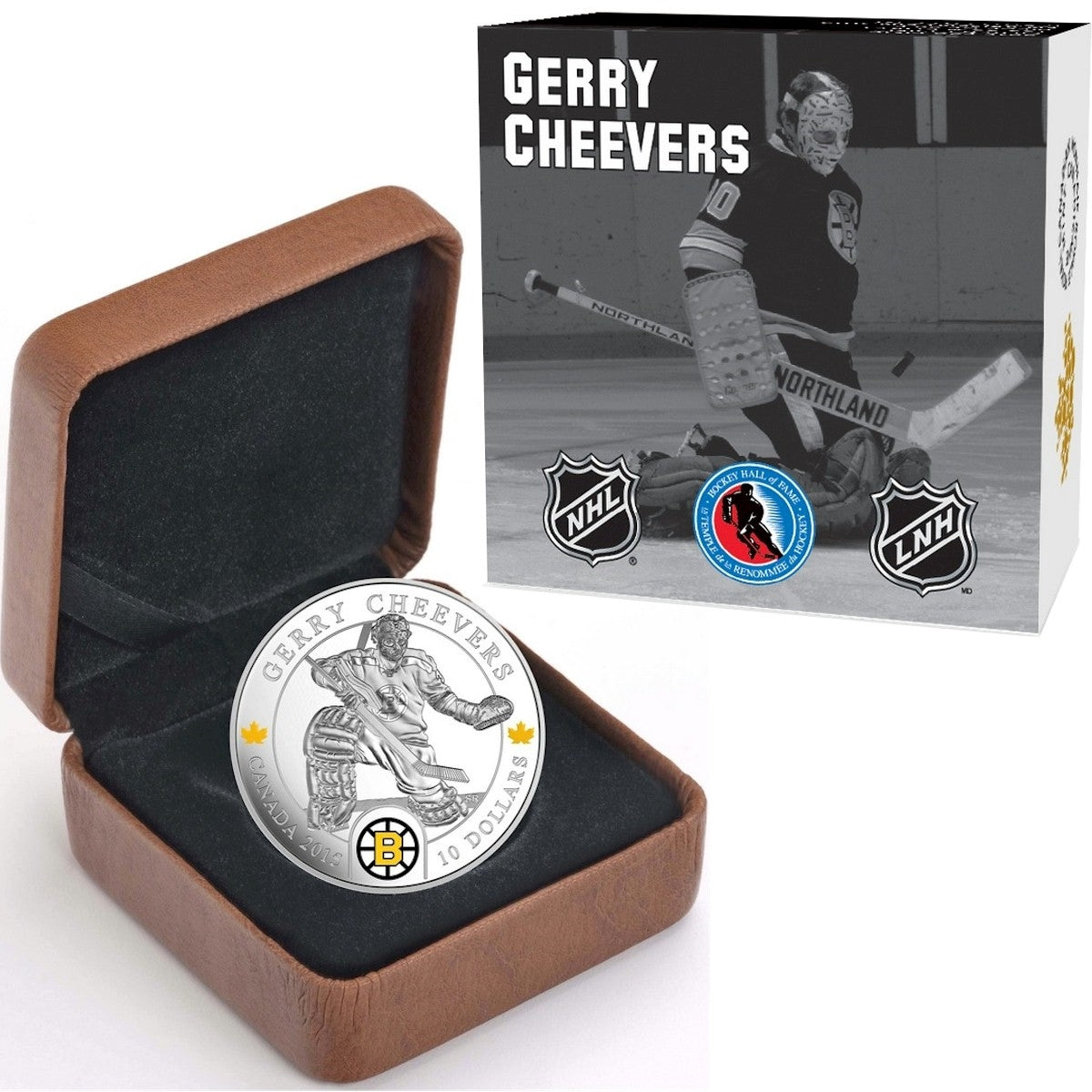 2015 Canada $10 Goalies: Gerry Cheevers Fine Silver (No Tax)