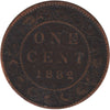 1882H Obv. 2 Canada 1-cent VG-F (VG-10)