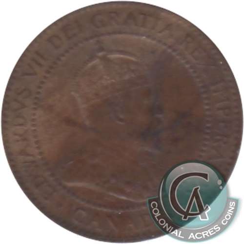 1910 Canada 1-cent EF-AU (EF-45)