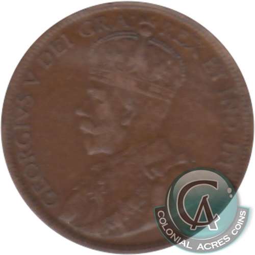 1912 Canada 1-cent Very Fine (VF-20)