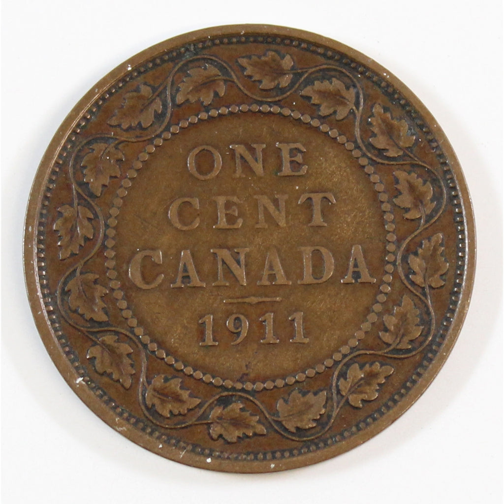 1911 Canada 1-cent Very Good (VG-8)