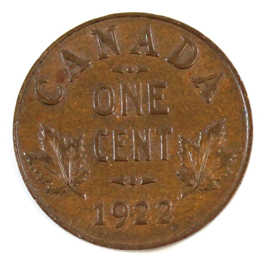 1922 Canada 1-cent Extra Fine (EF-40) $