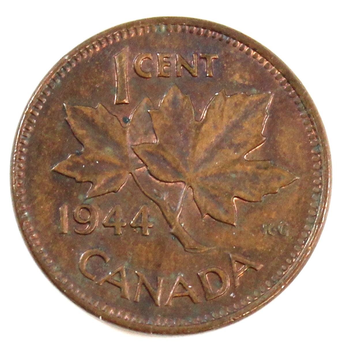 1944 Canada 1-cent EF-AU (EF-45)