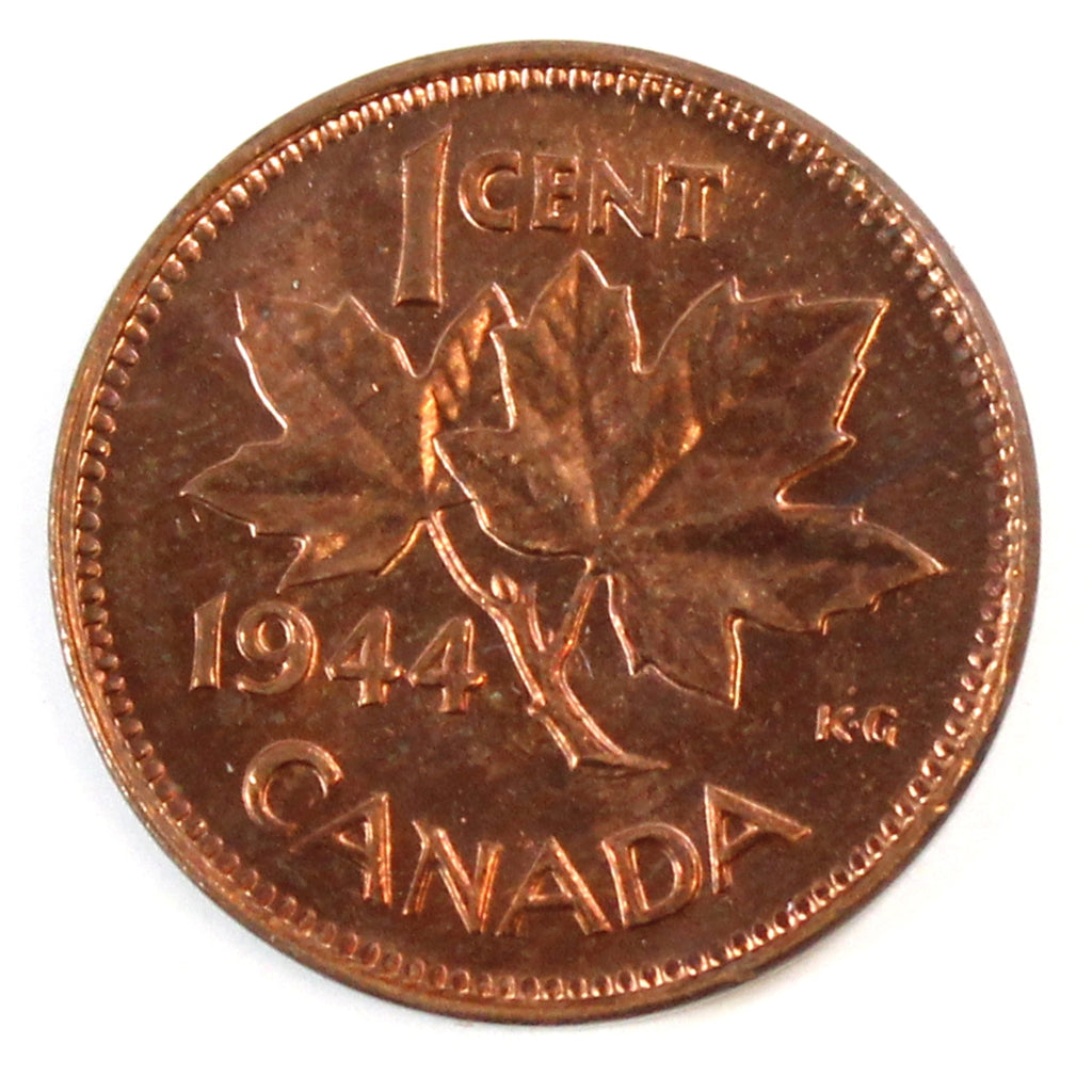 1944 Canada 1-cent UNC+ (MS-62)