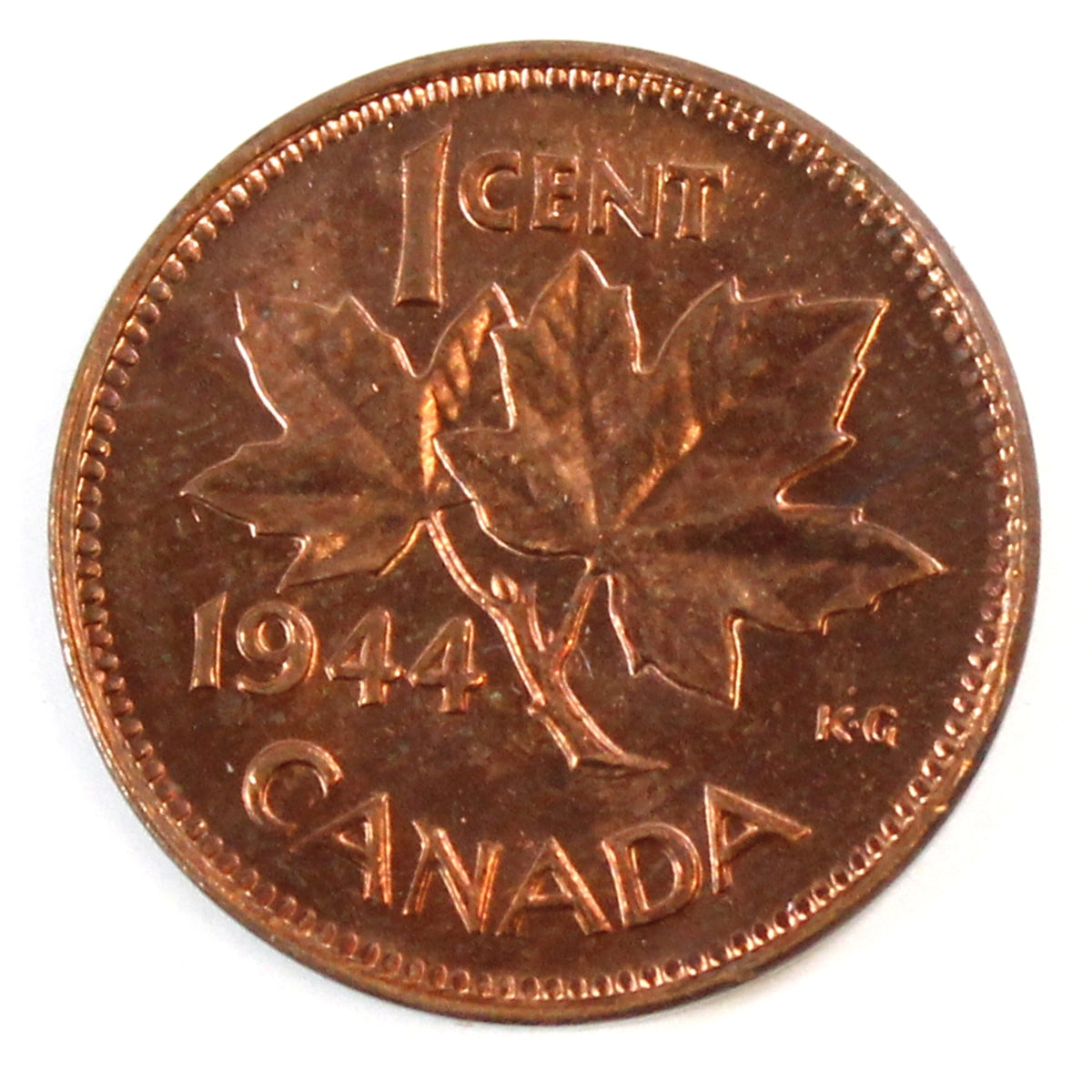 1944 Canada 1-cent UNC+ (MS-62)