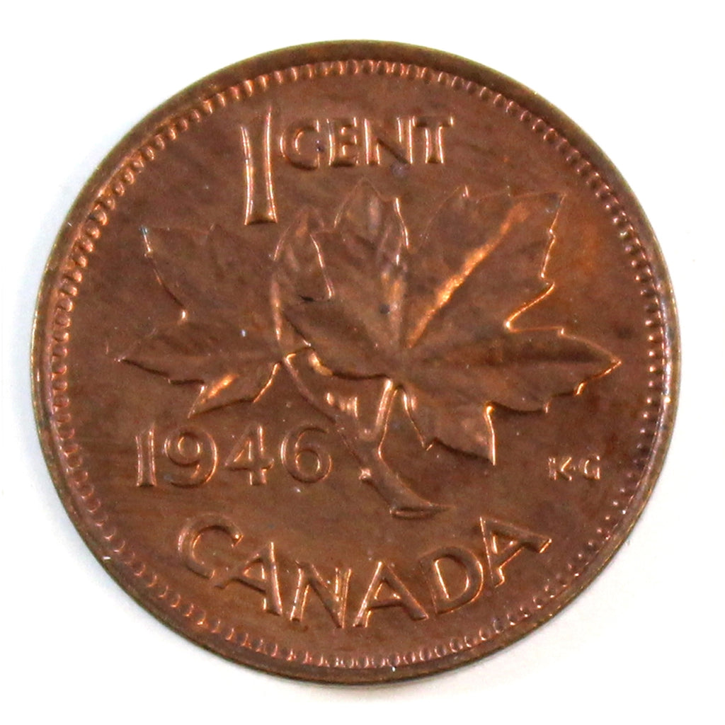 1946 Canada 1-cent UNC+ (MS-62)