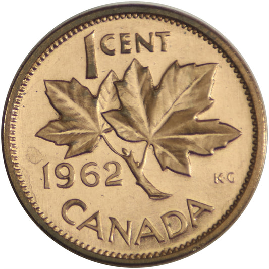 1962 Canada 1-cent Proof Like