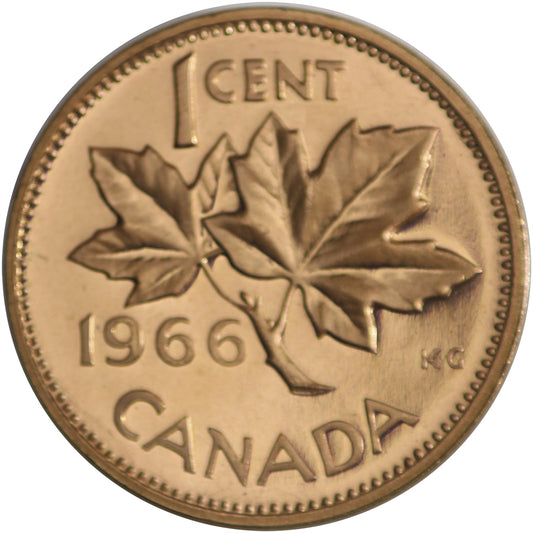 1966 Canada 1-cent Proof Like