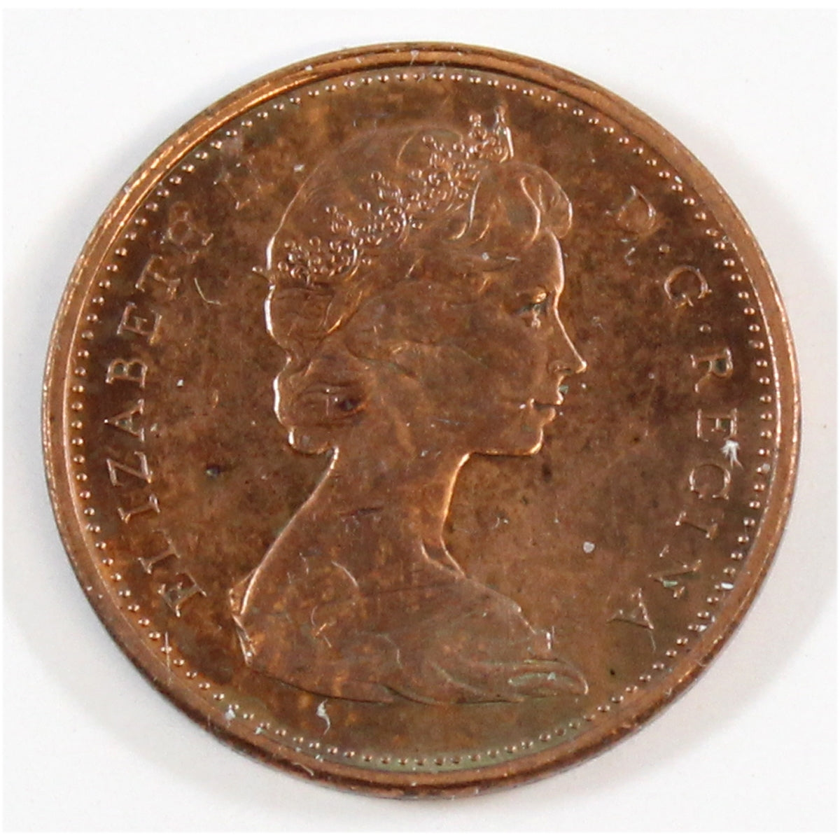 1965 Var. 1 SB P5 Canada 1-cent AU-UNC (AU-55)