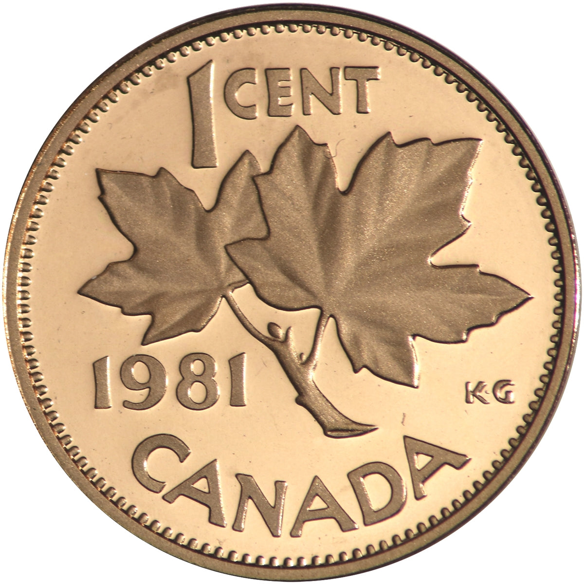 1981 Canada 1-cent Proof