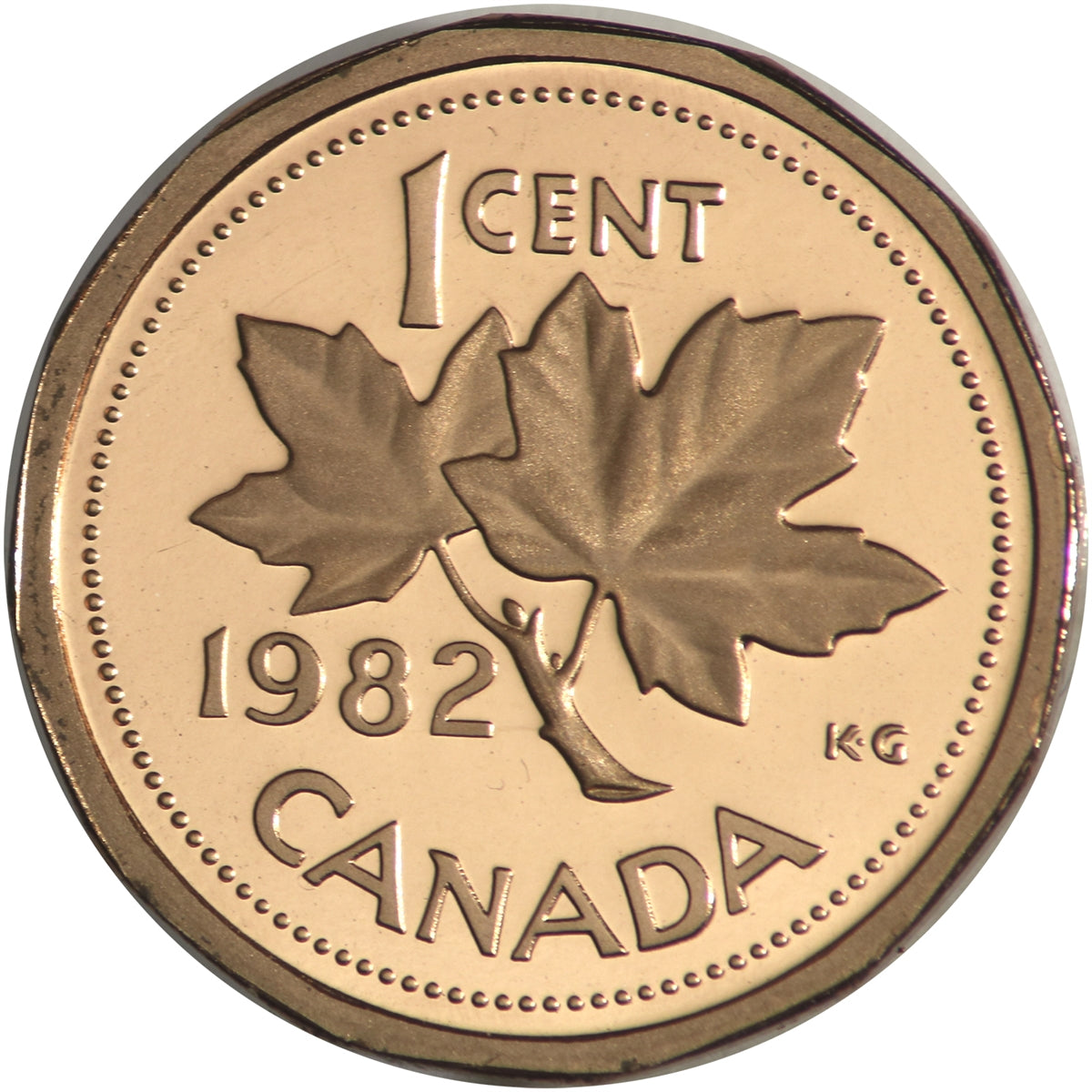 1982 Canada 1-cent Proof