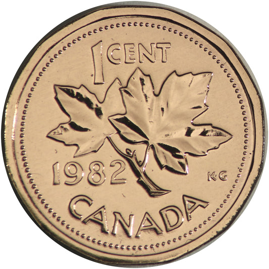 1982 Canada 1-cent Proof Like