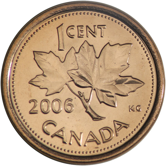 2006 Logo Magnetic Canada 1-cent Brilliant Uncirculated (MS-63)