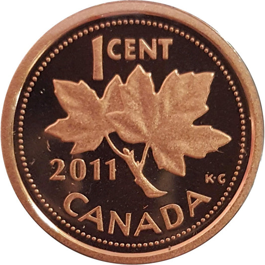 2011 Canada 1-cent Proof