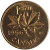 1956 Canada 1-cent ICCS Certified MS-64 Red