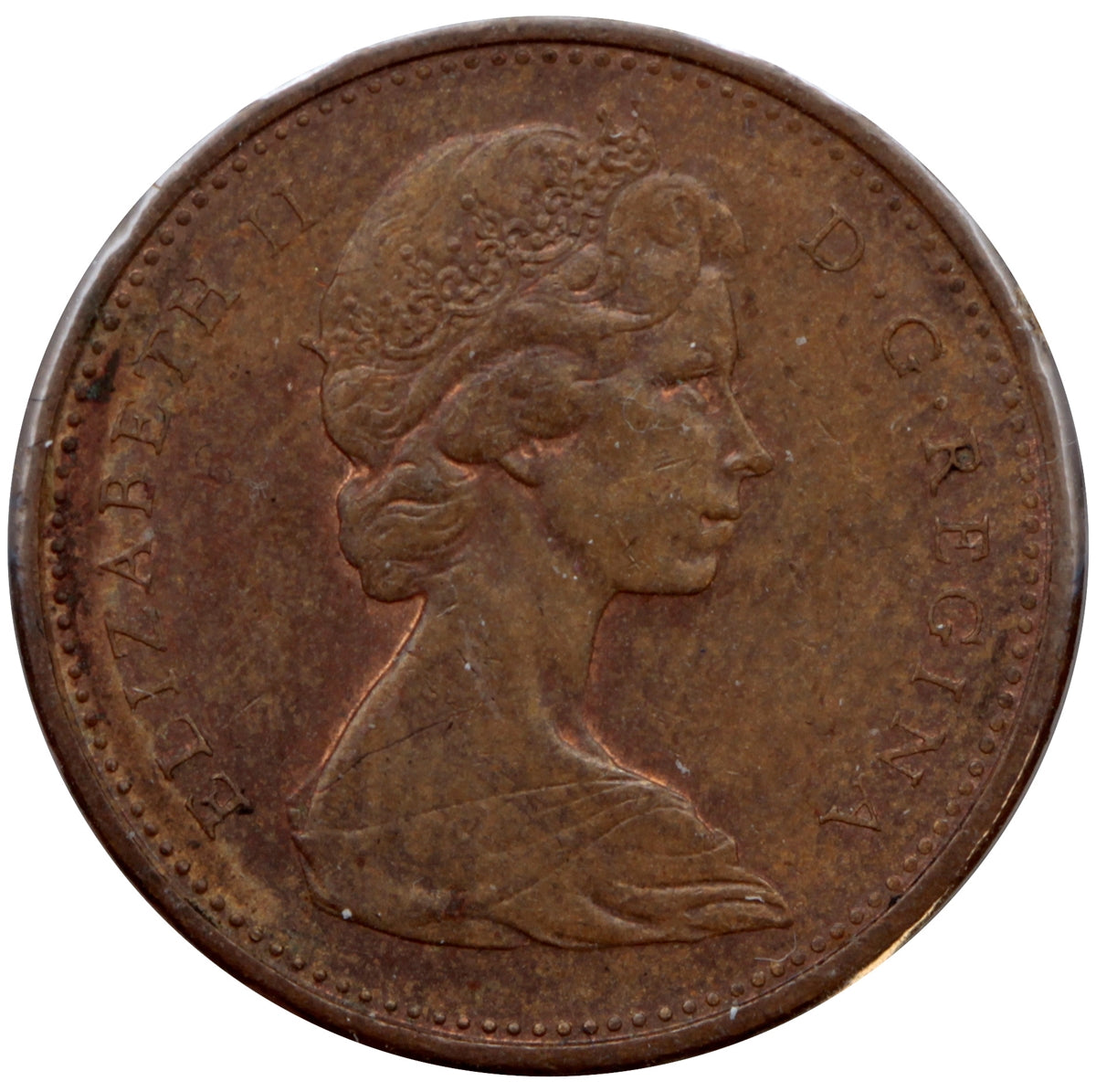 1965 Var. 1 SB P5 Canada 1-cent EF-AU (EF-45)