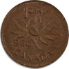 1950 Canada 1-cent EF-AU (EF-45)