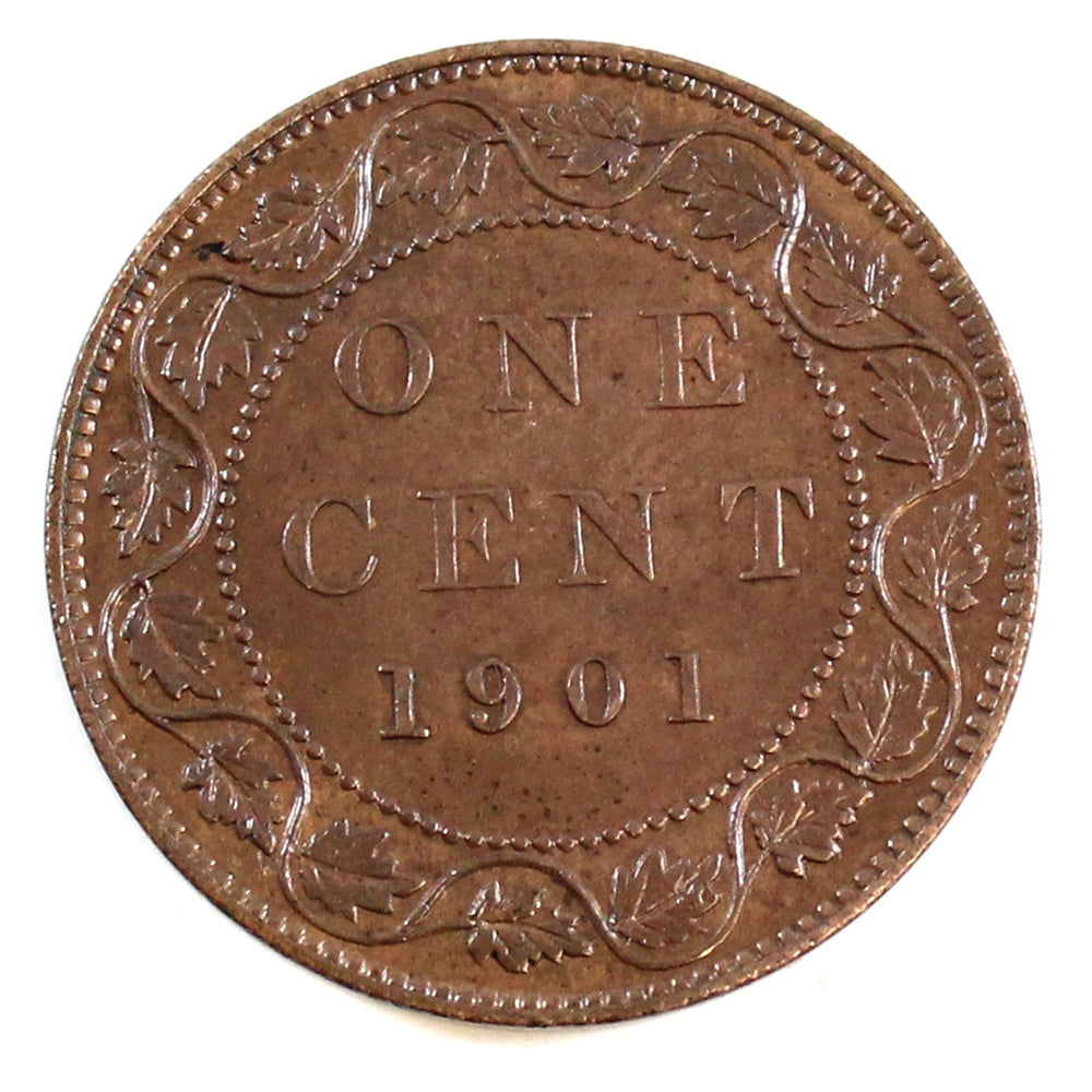 1901 Canada 1-cent UNC+ (MS-62) Brown $