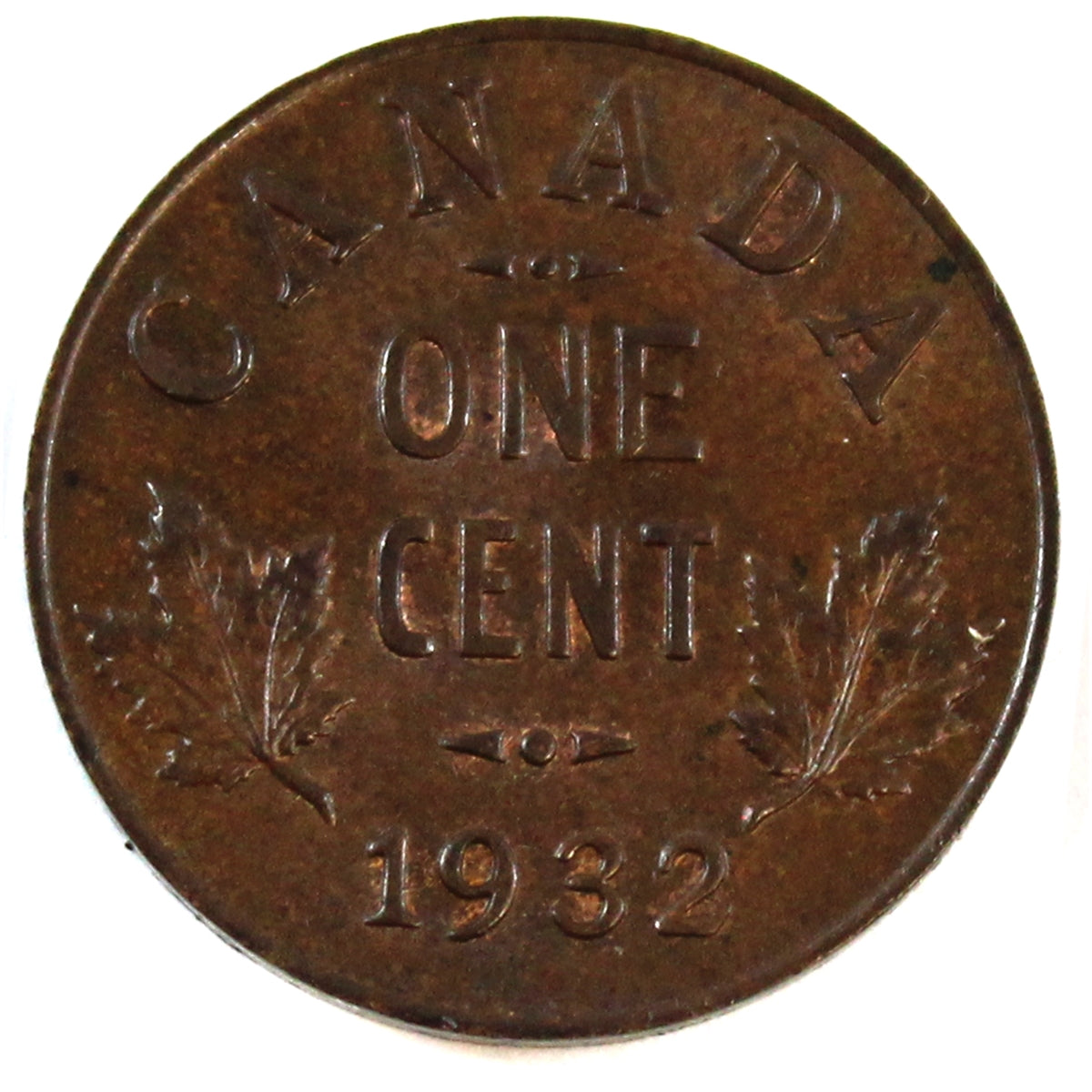 1932 Canada 1-cent Lustrous Brown Brilliant Uncirculated (MS-63) $