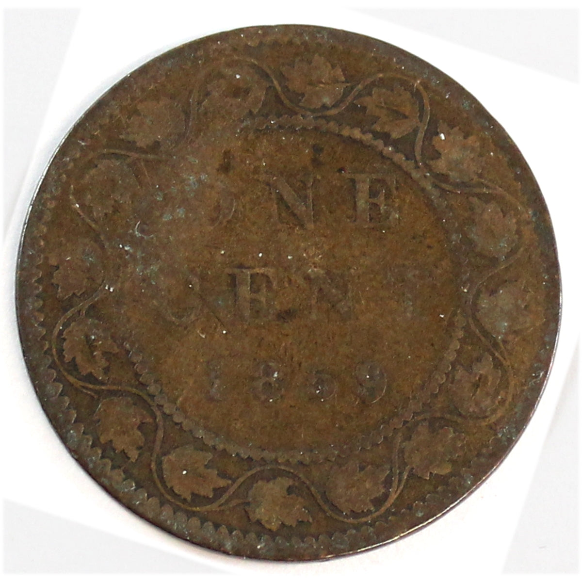 1859 DP #3 Canada 1-cent Good (G-4) $