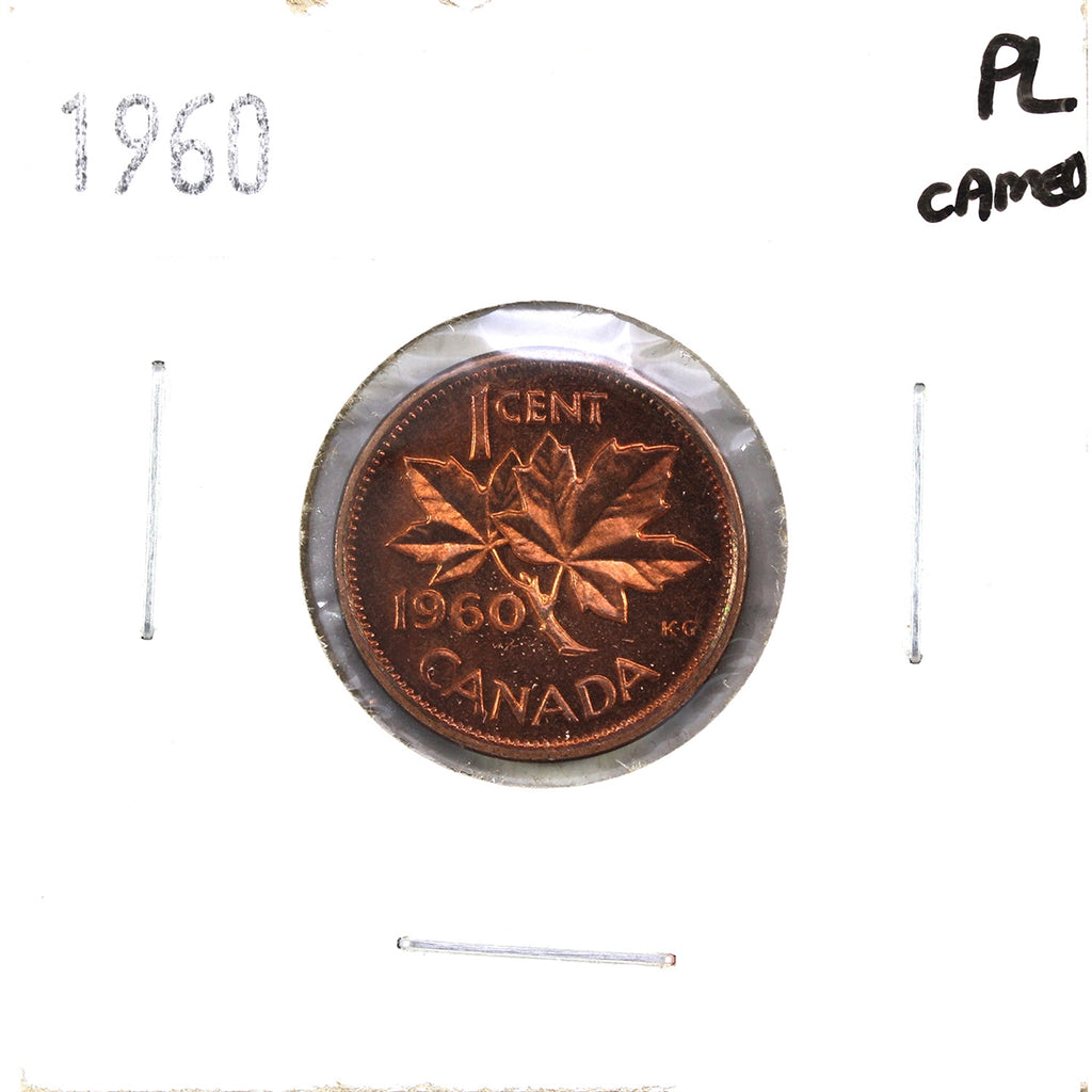 1960 Canada 1-cent Proof Like Cameo