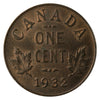 1932 Canada 1-cent UNC+ (MS-62) Red & Brown