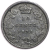 1871H Canada 10-cents Fine (F-12) $