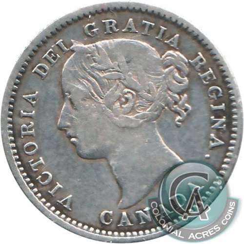 1900 Canada 10-cents F-VF (F-15)