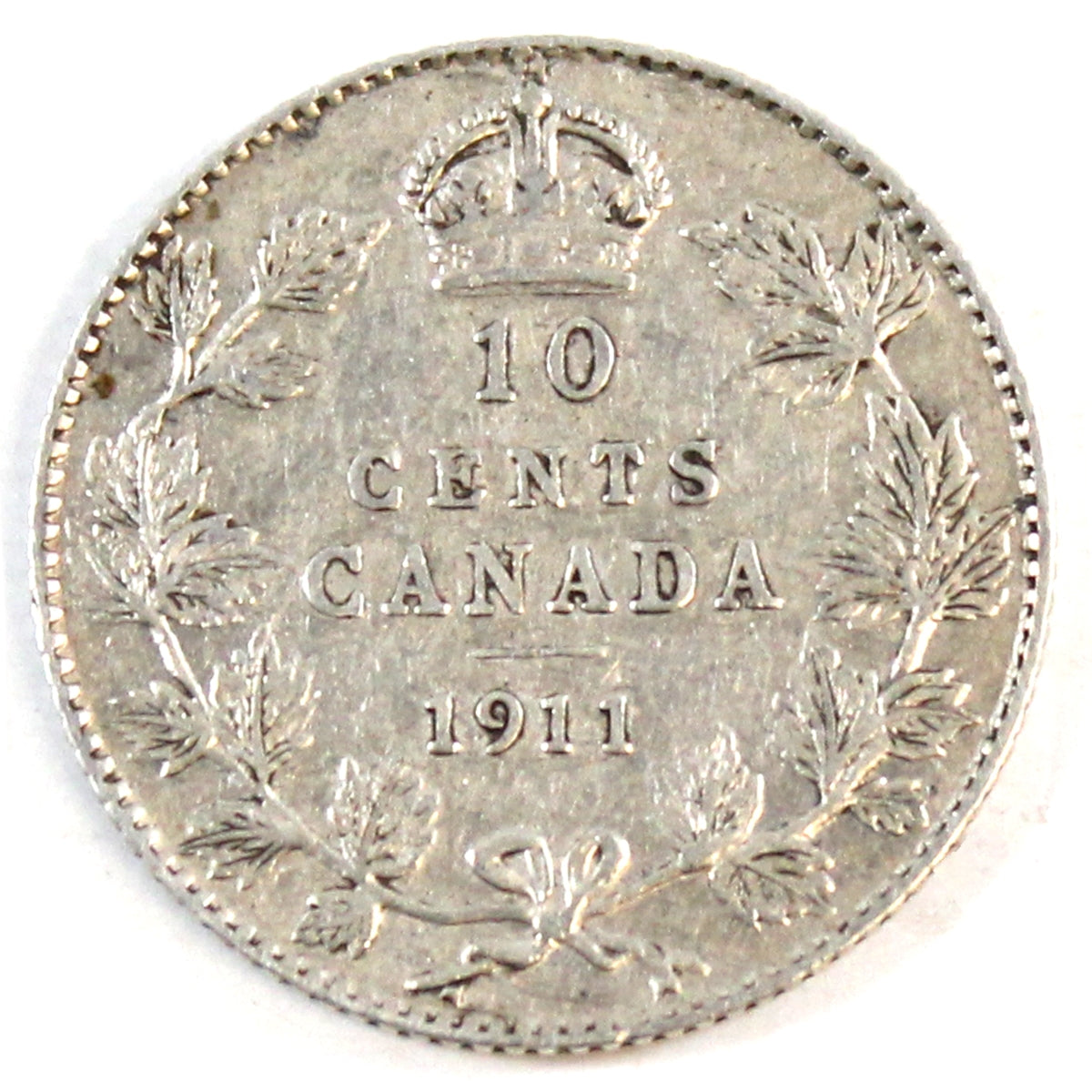 1911 Canada 10-cents VF-EF (VF-30)