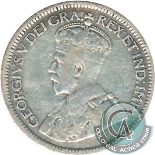 1911 Canada 10-cents VG-F (VG-10)