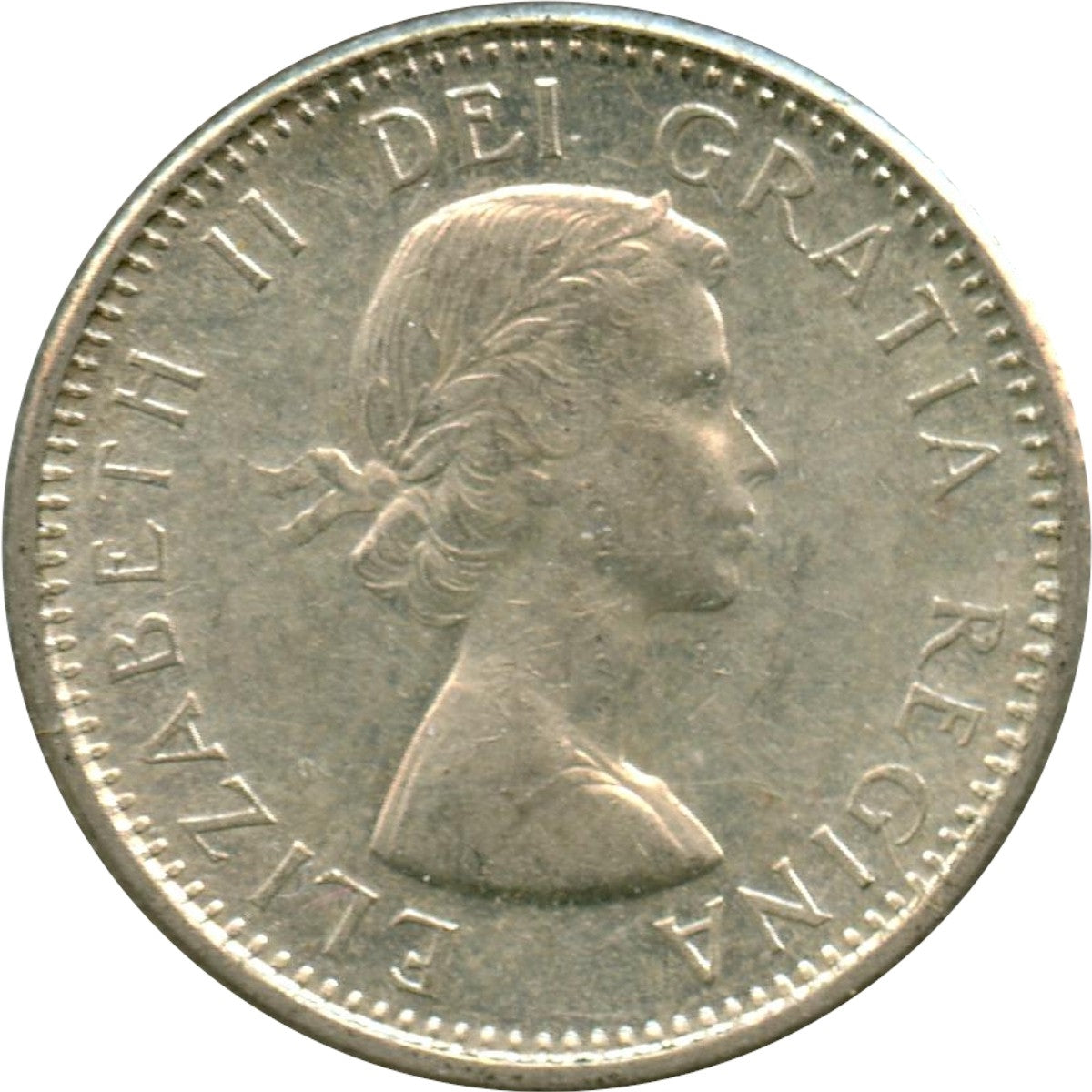 1963 Canada 10-cents Circulated