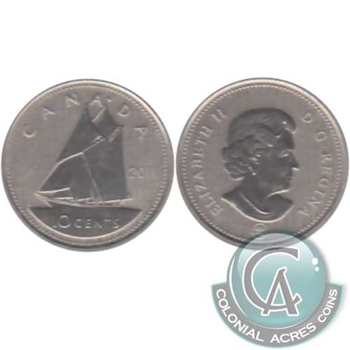 2011 Canada 10-cent Specimen