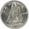 1960 Canada 10-cents Uncirculated (MS-60)