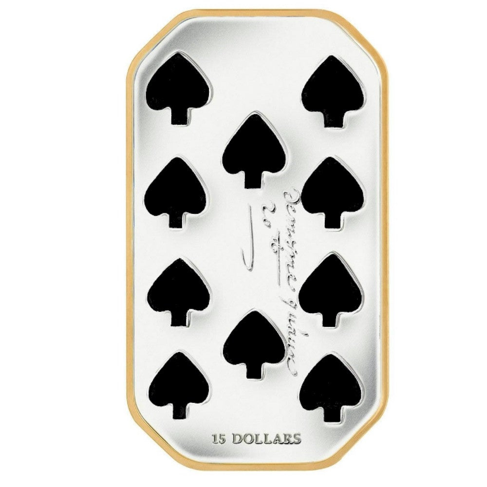 2009 Canada $15 Playing Card - Ten of Spades Sterling Silver (#3)