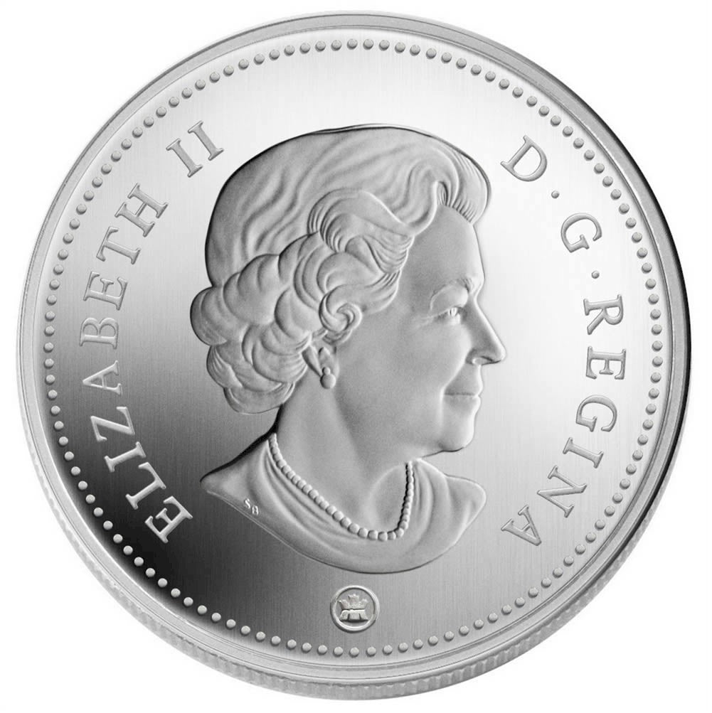 2008 Canada $20 Crystal Raindrop Silver Coin