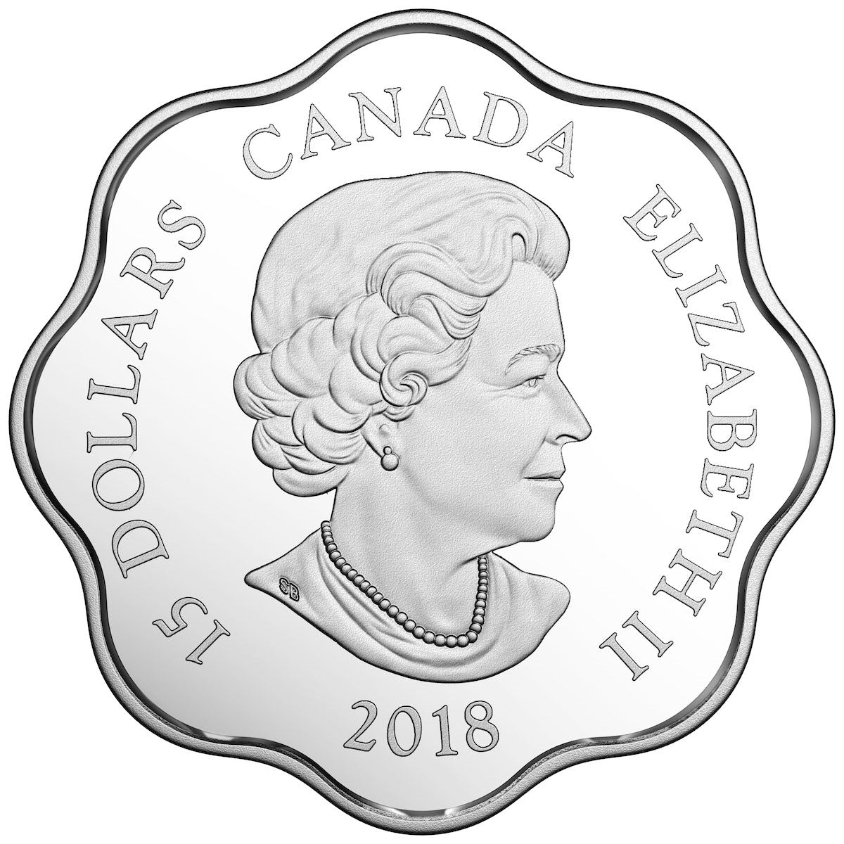 2018 Canada $15 Lunar Lotus Year of the Dog Fine Silver (No Tax)